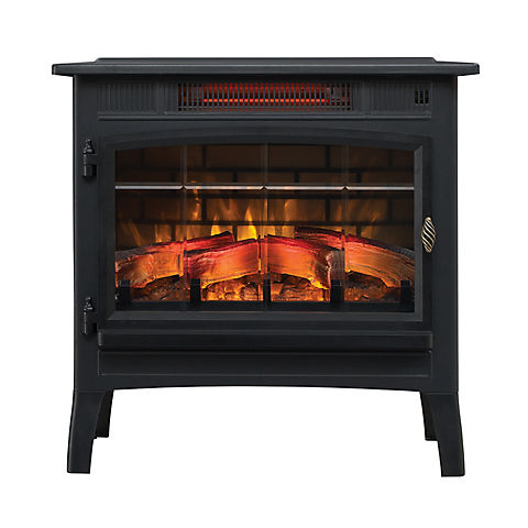 Duraflame Infrared Quartz Stove with 3D Flame Effect - Black