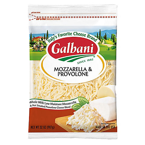 Galbani Shredded Mozzarella & Provolone, 32 oz.