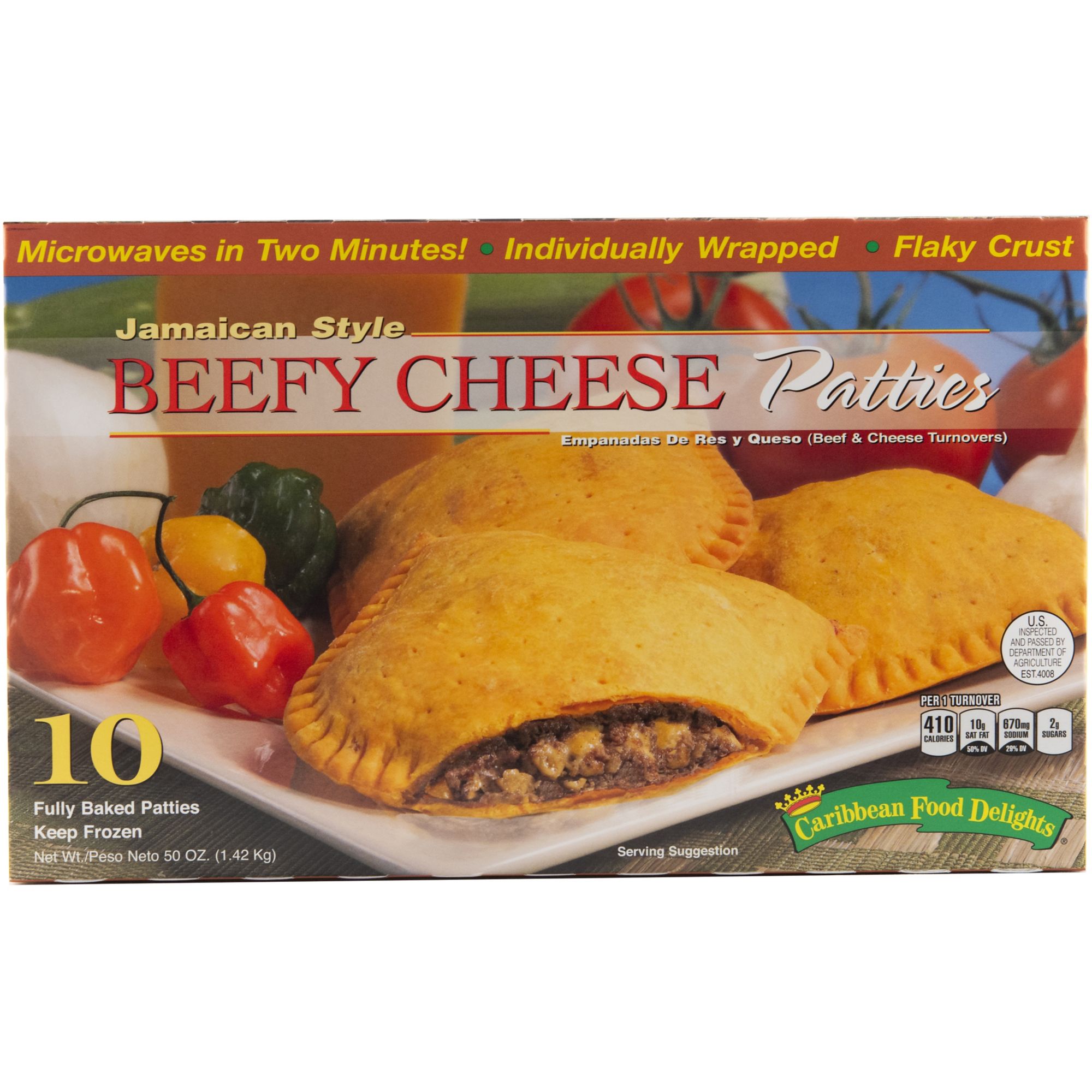 Cheesy Beef Patties - Original Flava