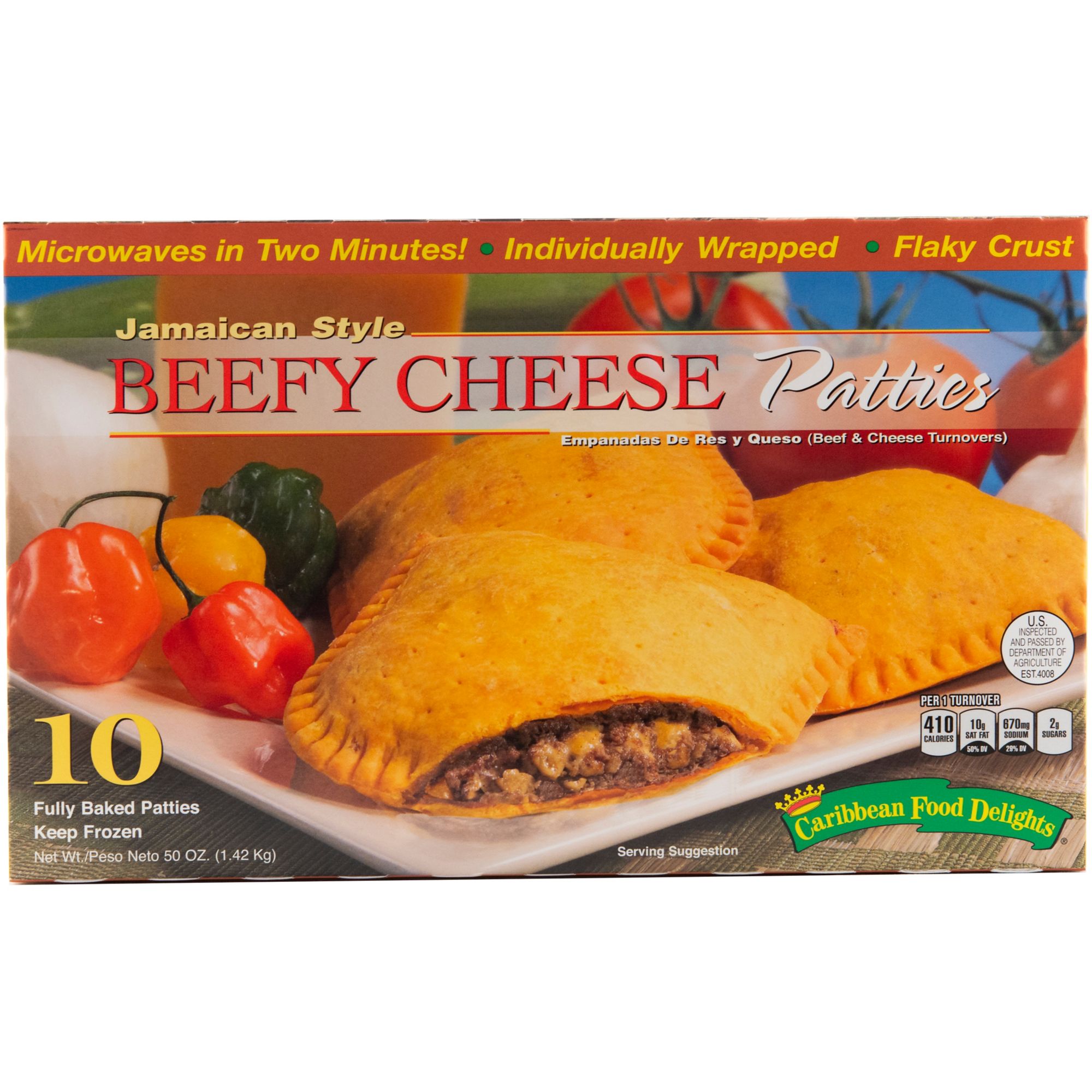 Save on Golden Krust Jamaican Style Spicy Beef Patties (Empanada de Res) -  2 ct Order Online Delivery