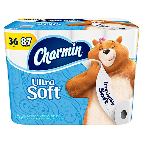 Charmin Ultra Soft 173-Sheet 2-Ply Toilet Paper, 36 pk.