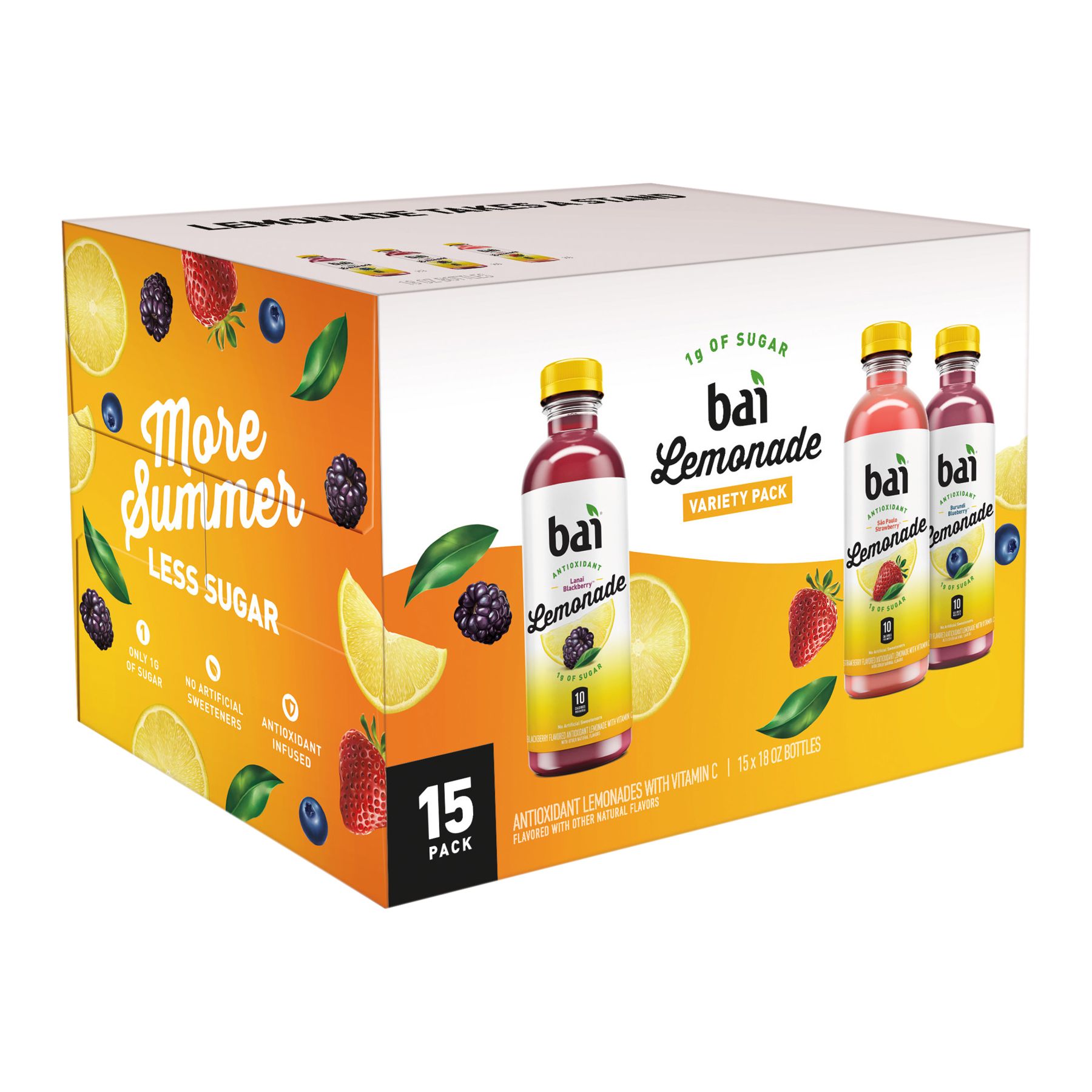 Bai Cocofusions Variety Pack, Antioxidant Infused Beverage (18 fl