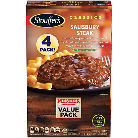 Stouffers Classics Salisbury Steak, 4 ct.