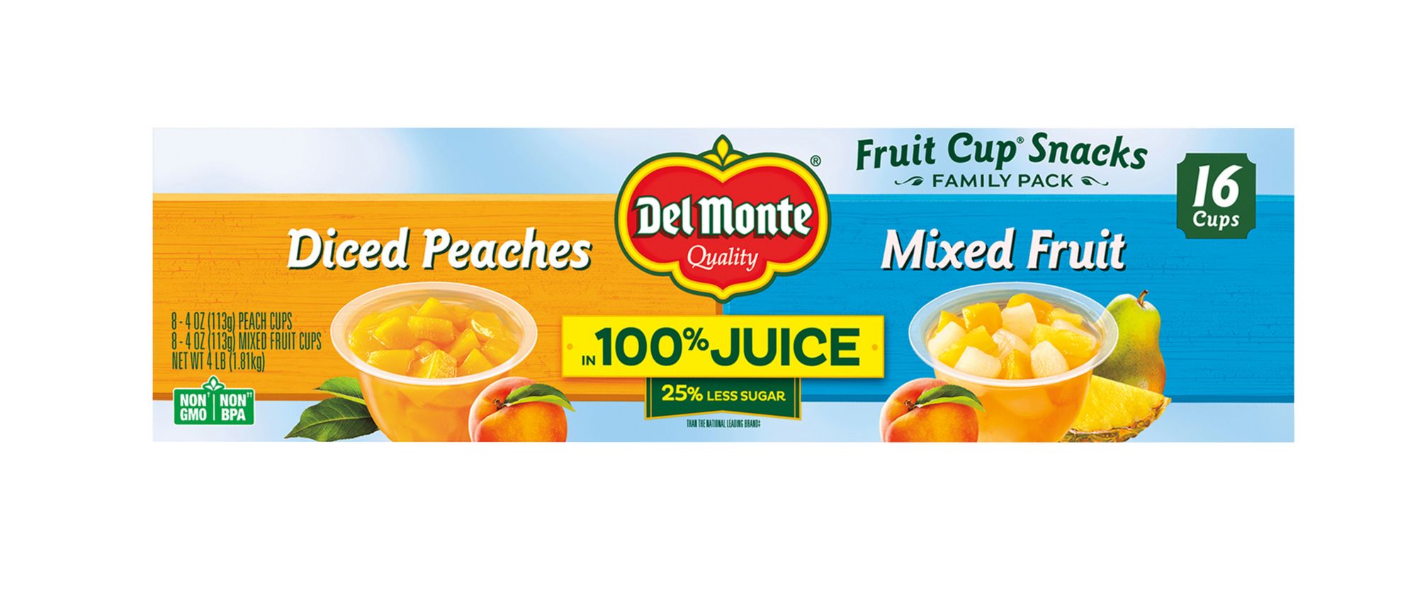 Del Monte® Fruit Cup® Snacks: Cherry Flavored Mixed Fruit in 100% Juice