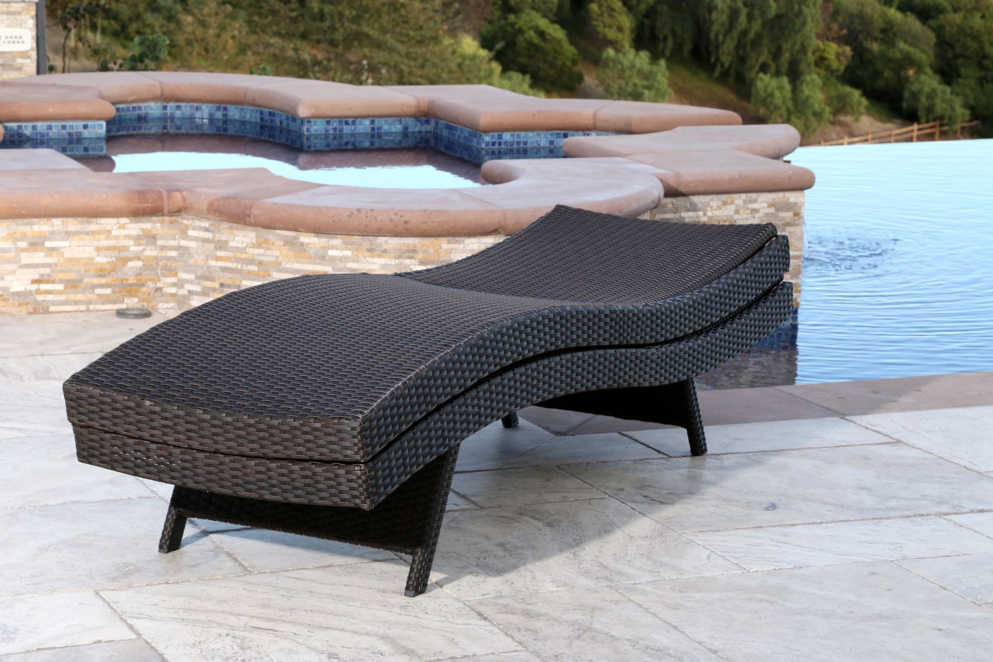 Abbyson Living Alesso Outdoor Chaise Lounges Bjs Wholesale Club