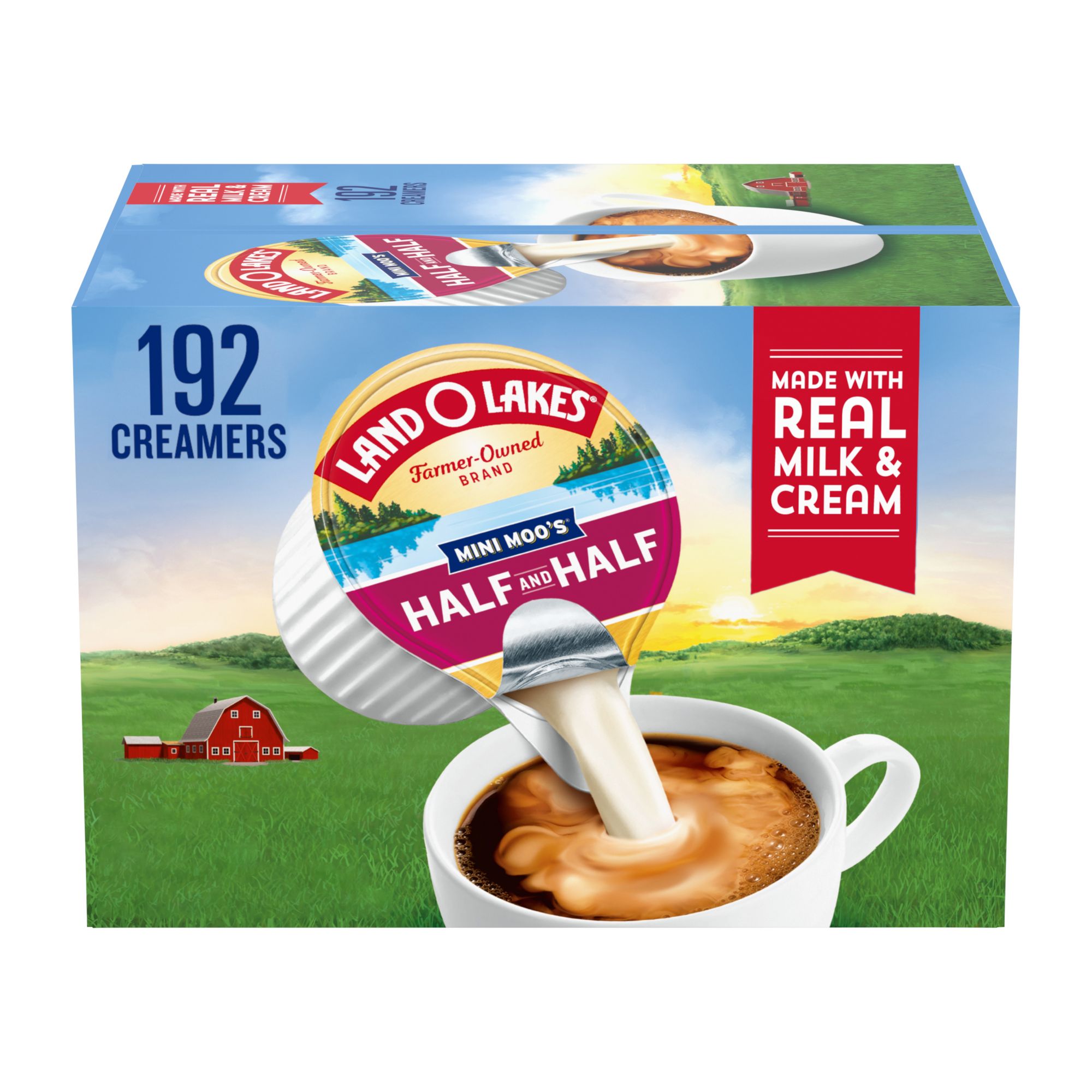 Land O Lakes Mini Moo's Creamers, Half and Half - 24 creamers, 7.3 fl oz