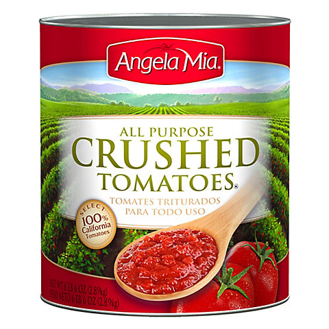 Angela Mia Concentrated Crushed Tomatoes, 102 oz.
