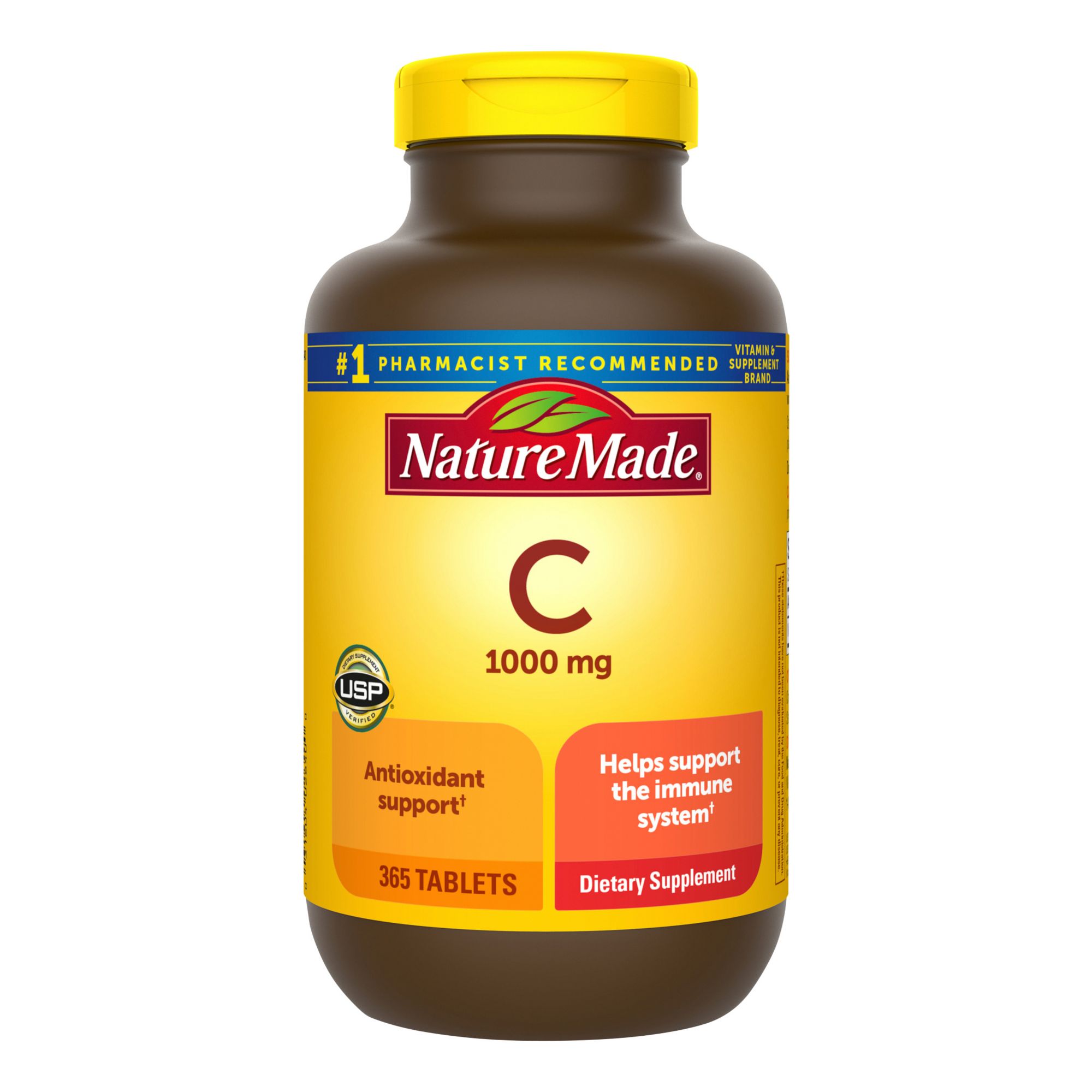 Nature Made 1000mg Vitamin C Tablets 365 Ct Bjs Wholesale Club