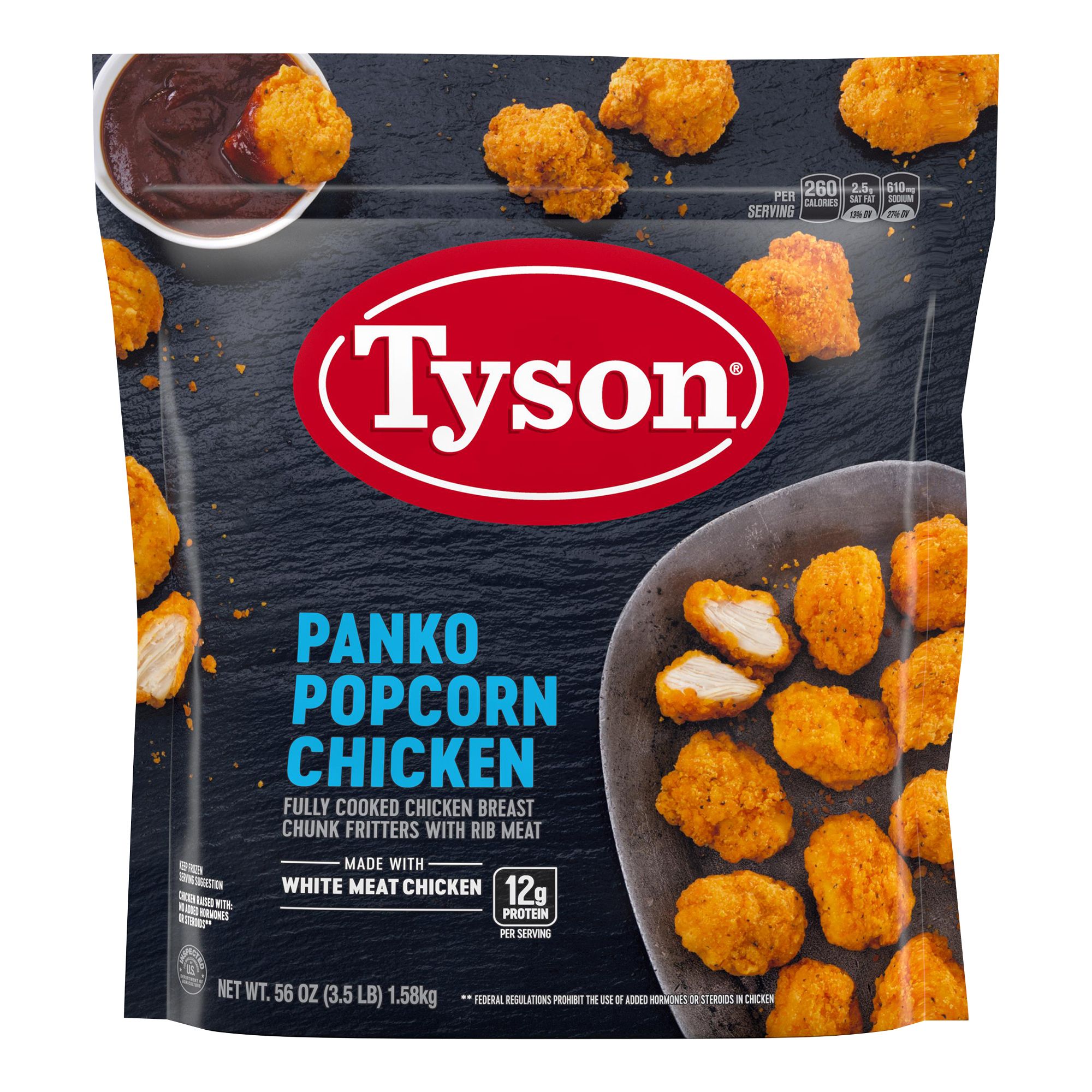 Tyson Frozen All Natural Panko Breaded Popcorn Chicken,, 56% OFF