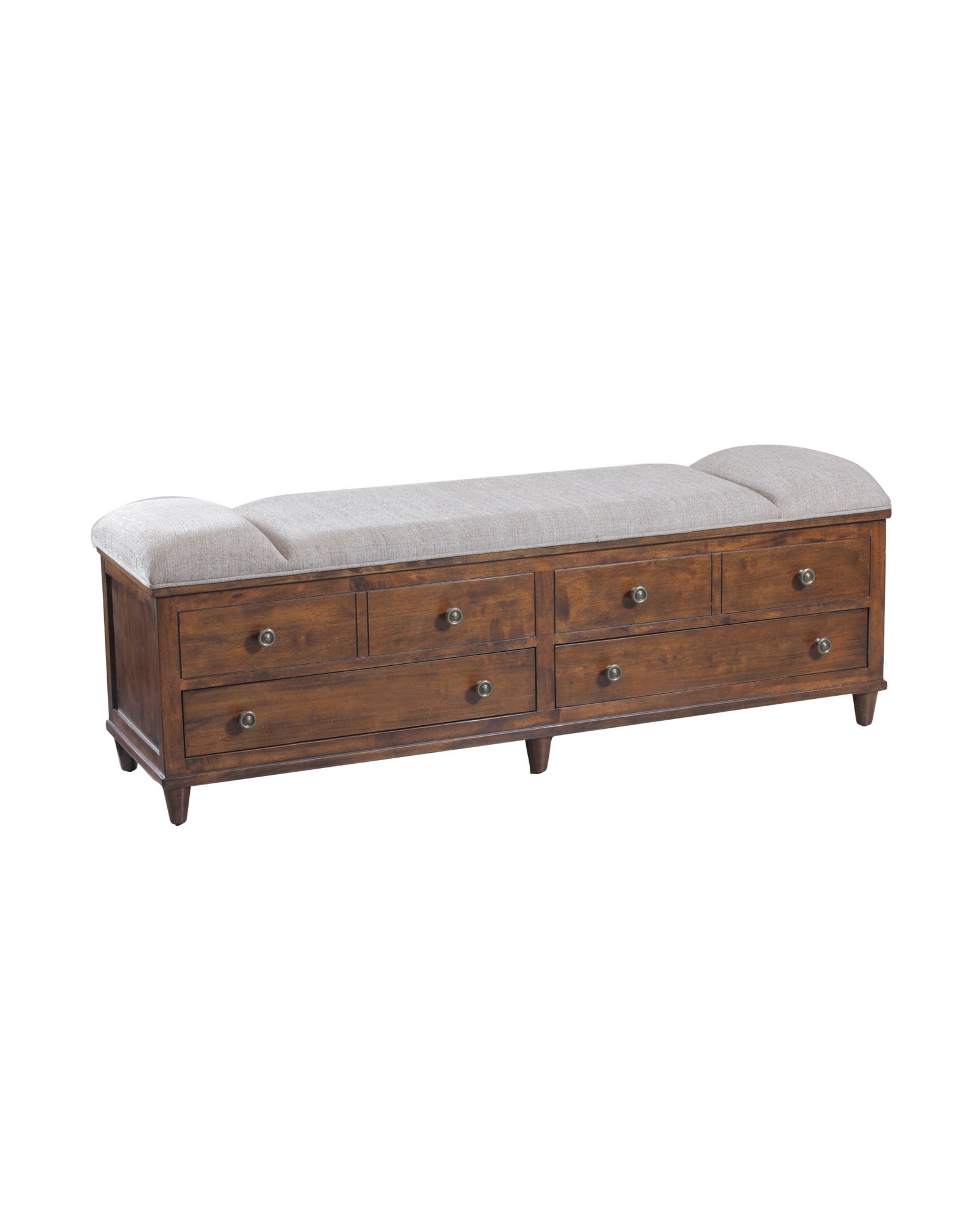 Powell Brody 60 Rustic Storage Bench Chestnut Bjs Wholesale Club