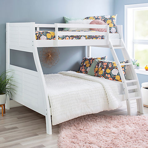 Duffy Twin over Full Bunk Bed - White