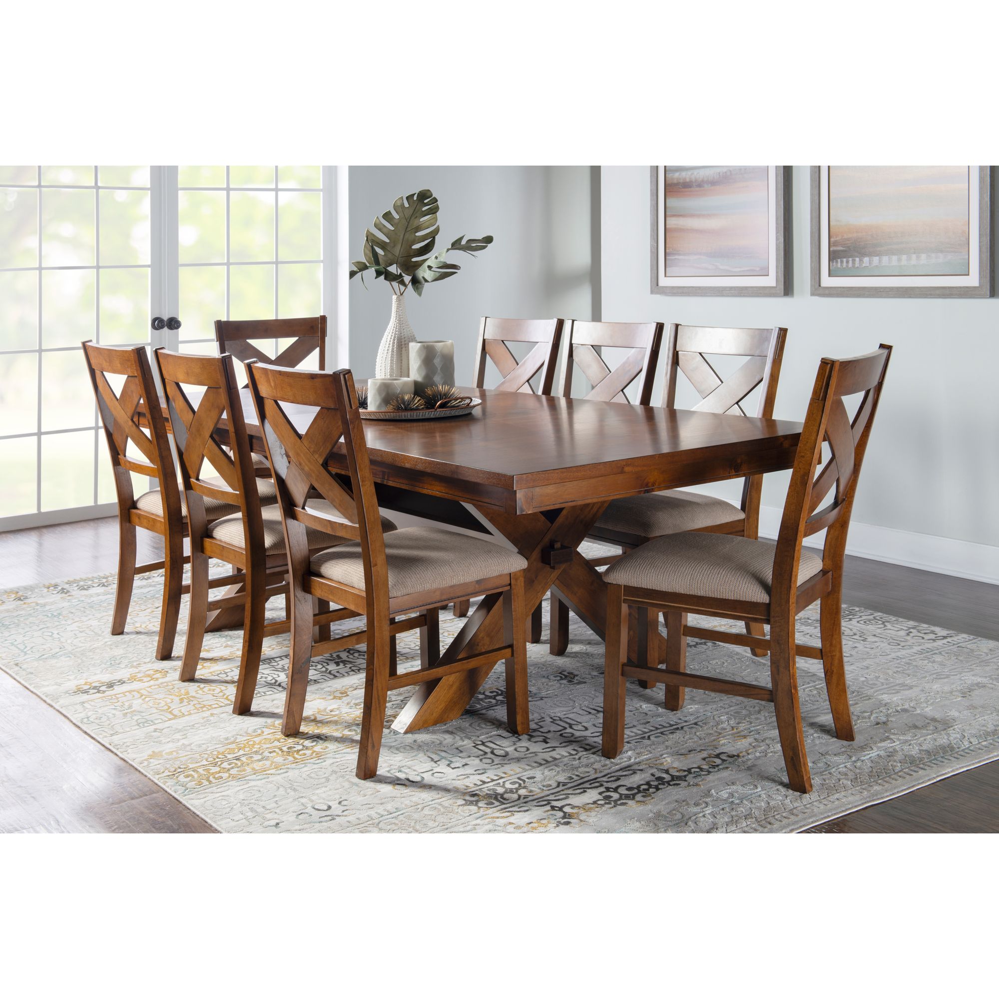 Curnutt 9 piece dining set new arrivals