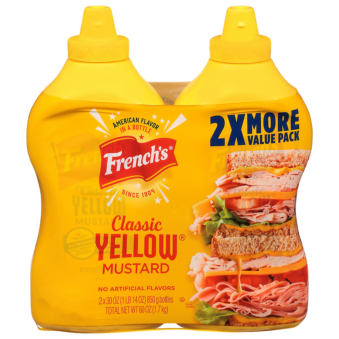French's Frenchs, Yellow Classic Mustard, 14 oz 買い保障できる
