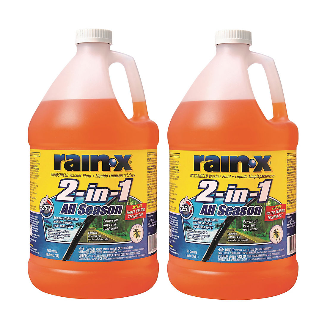 Rain-X 1-Gal. Windshield Washer Fluid, 2 pk.