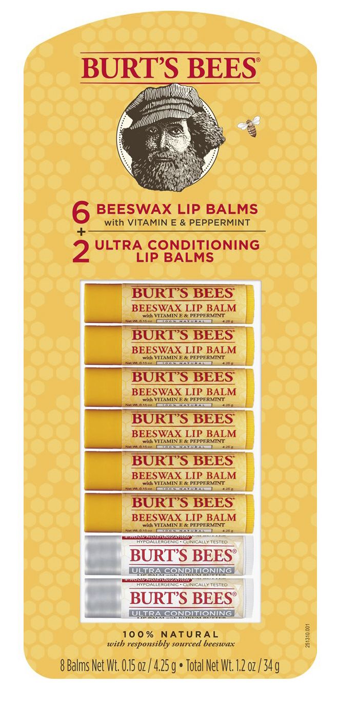  Burt's Bees Lip Balm, Moisturizing Lip Care, for All