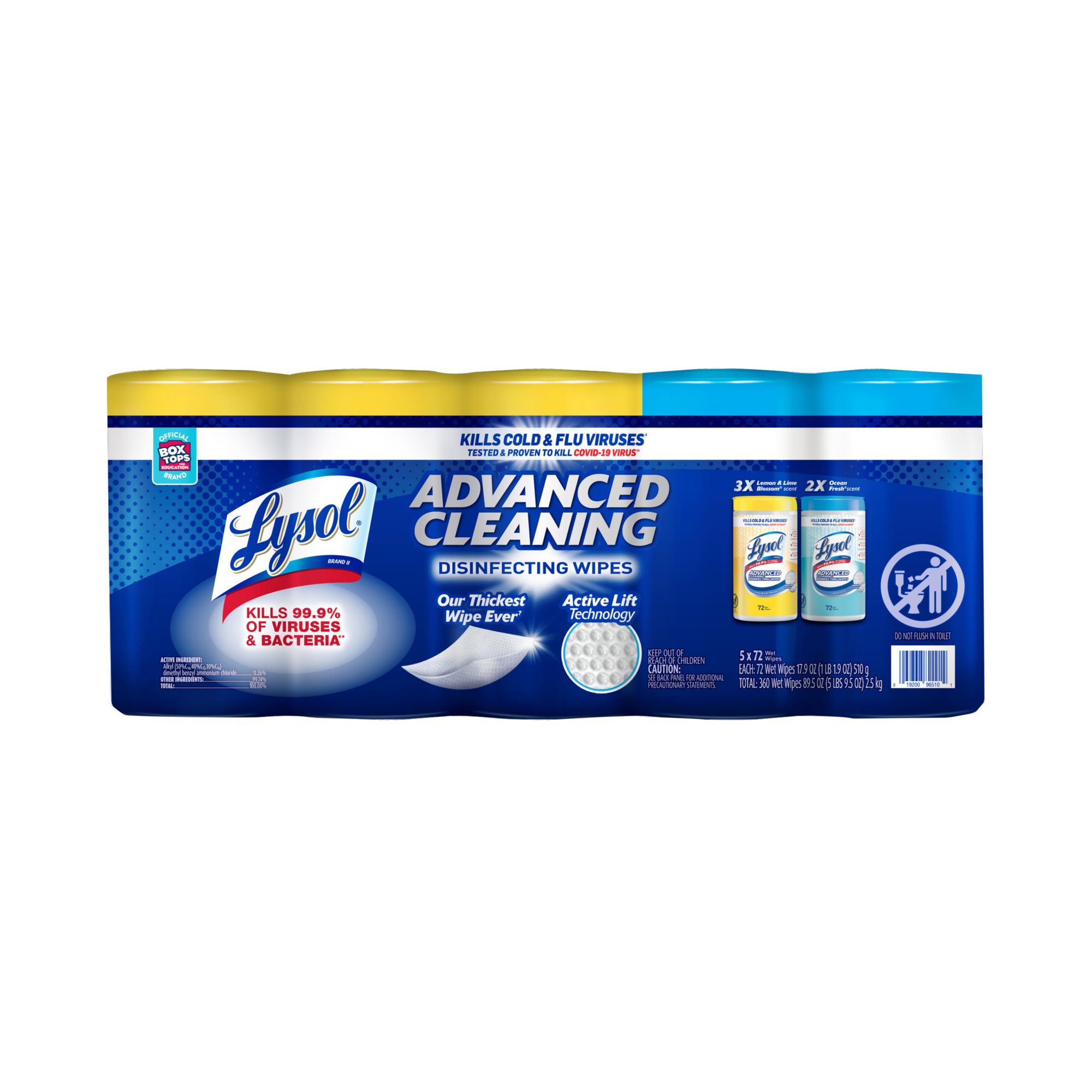 Lysol Cleaning Wipes Kill Bacteria Without Bleach