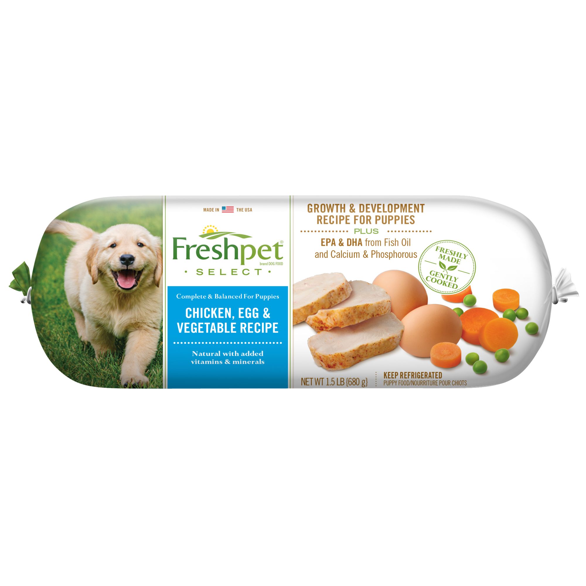 Freshpet Select Tender Chicken with Vegetables and Brown ...