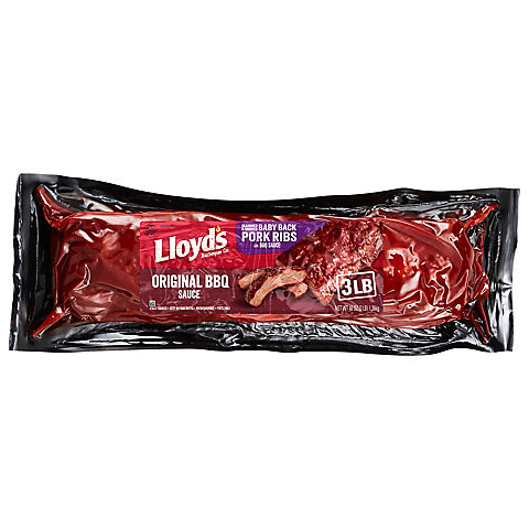 Lloyd's Baby Back Pork Ribs, 3 lbs.