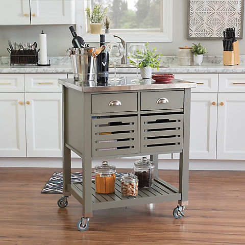 Foster Kitchen Cart - Grey