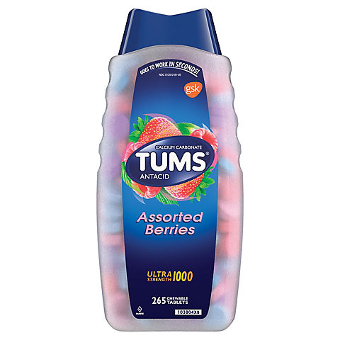 Tums Ultra Strength Assorted Berries Antacid Tablets, 265 ct.