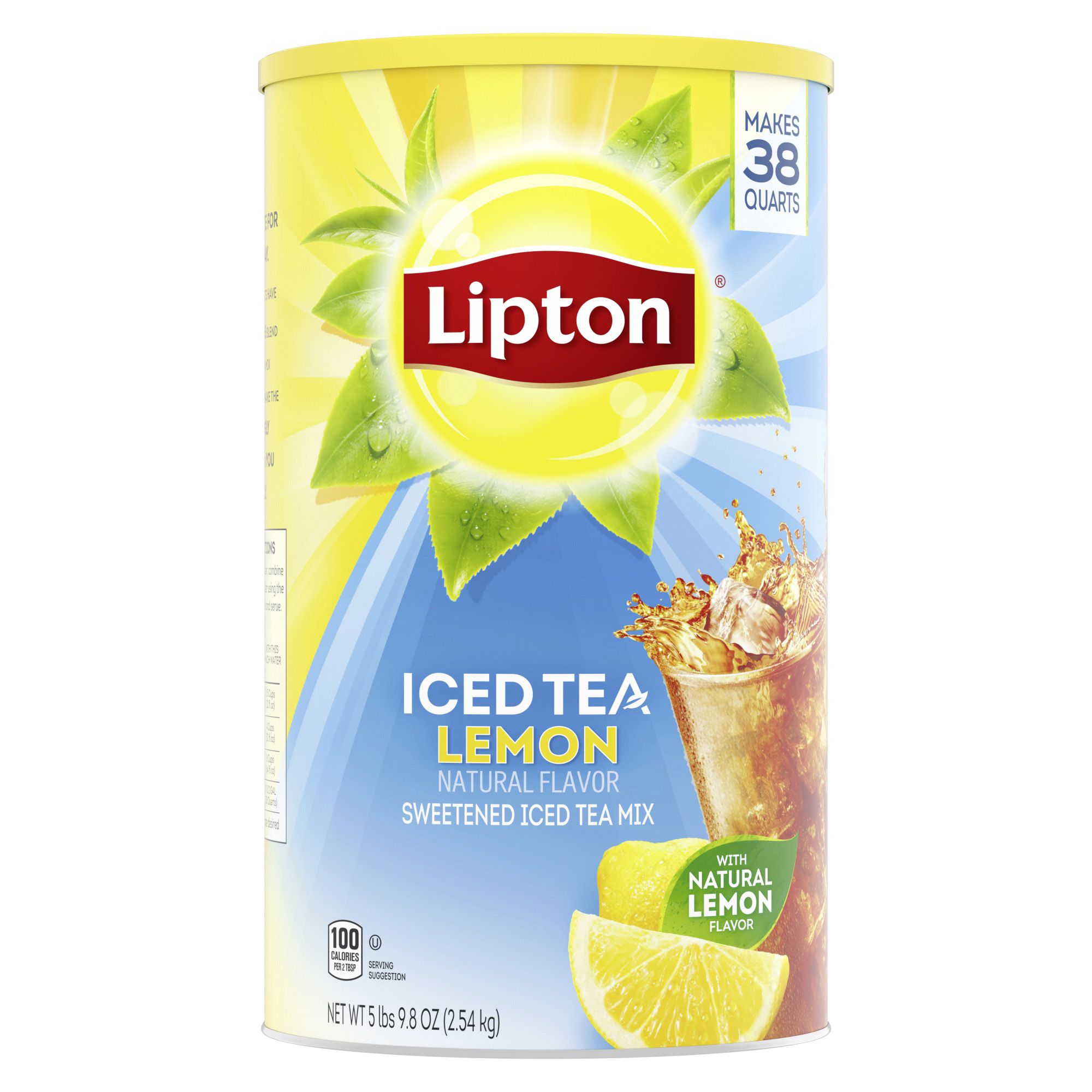 ICED TEA LIPTON GREEN CITRUS (24 BOTTLES, 16.9 oz), NATURAL FLAVORS