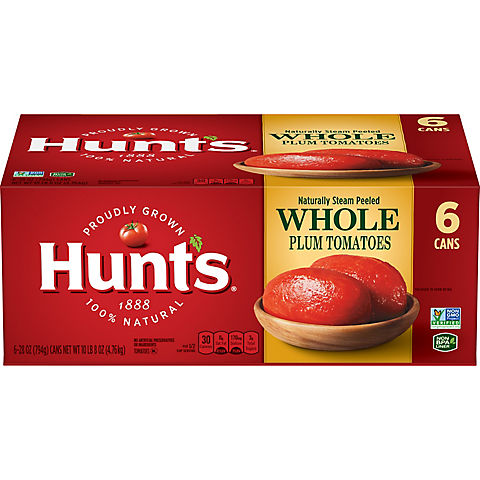 Hunt's Whole Peeled Plum Tomatoes, 6 pk./28 oz.