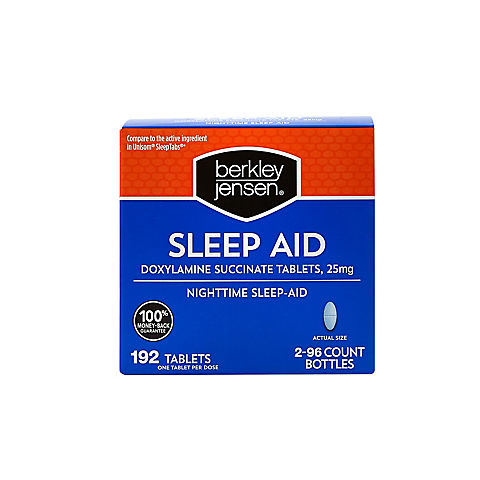 Berkley Jensen Sleep Aid Tablets, 192 ct.