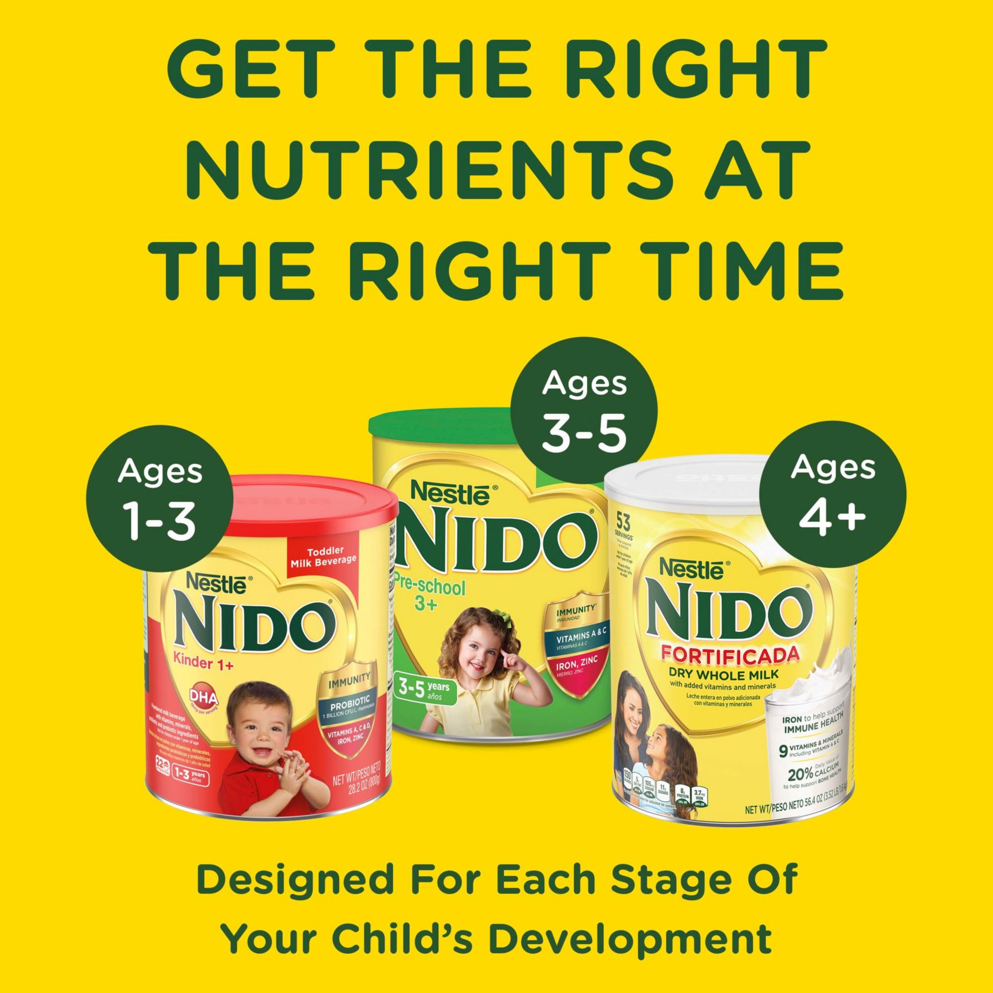 Nestle NIDO Kinder 1+ Toddler Powdered Milk Beverage - Shelf