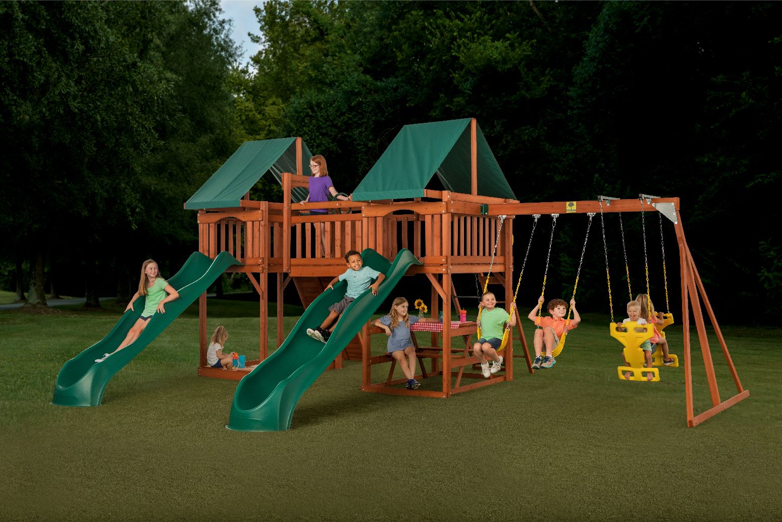 Creative Cedar Designs Sequoia Wooden Play Set