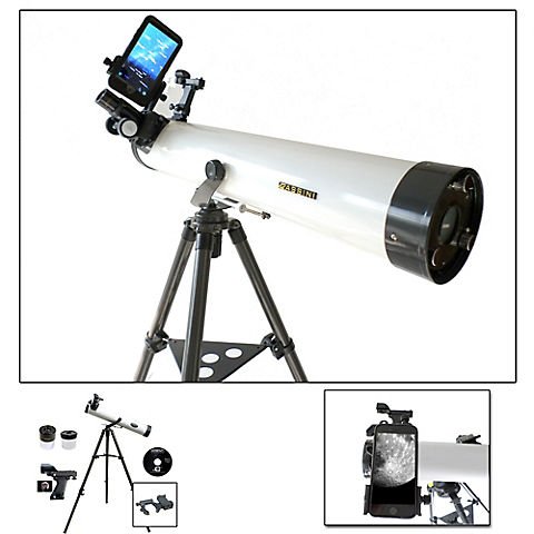 Cassini 800mm x 80mm Astronomical Telescope with Smartphone Adapter