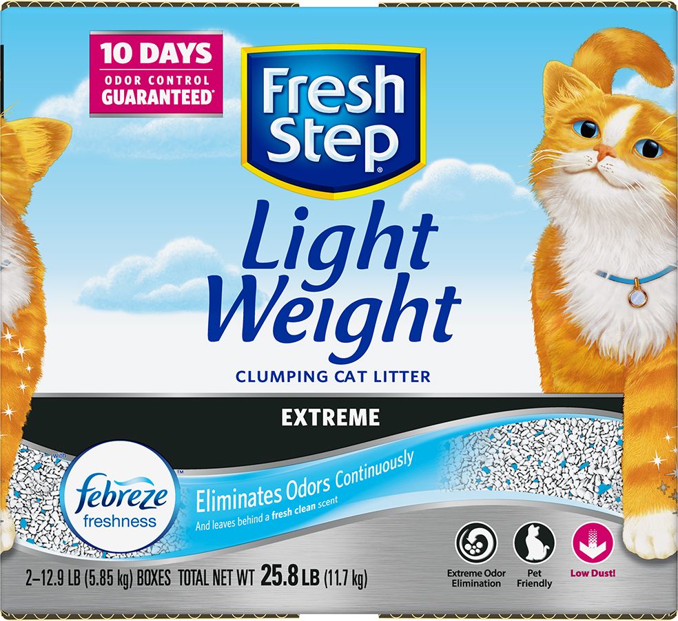 Fresh step lightweight cat litter best sale