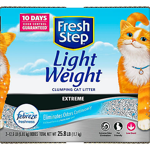 Fresh Step Lightweight Extreme Cat Litter, 25.8 lbs.