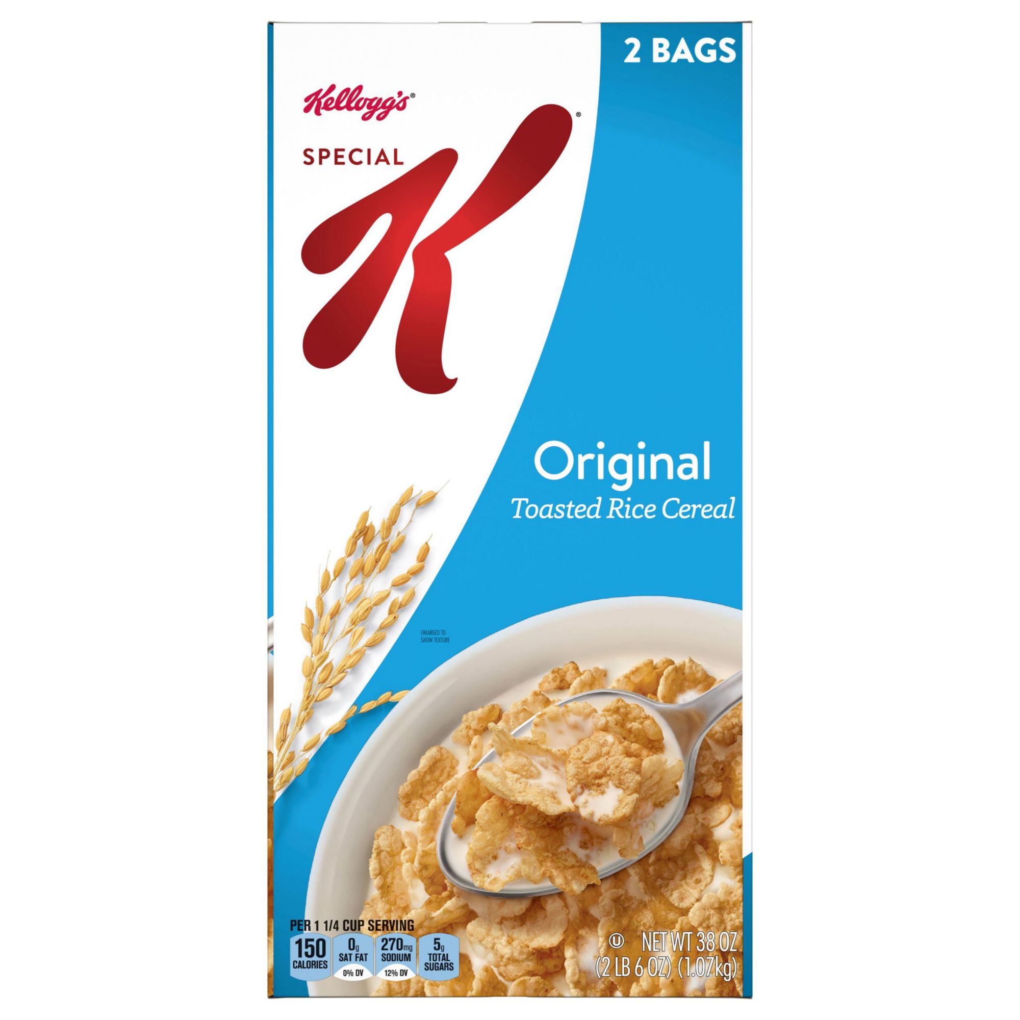 Special K Cereal, Red Berries (38 oz., 2 pk.)