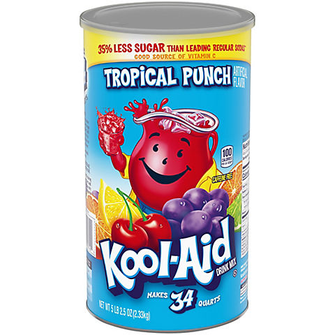 Kool-Aid Tropical Punch, 34 qt.