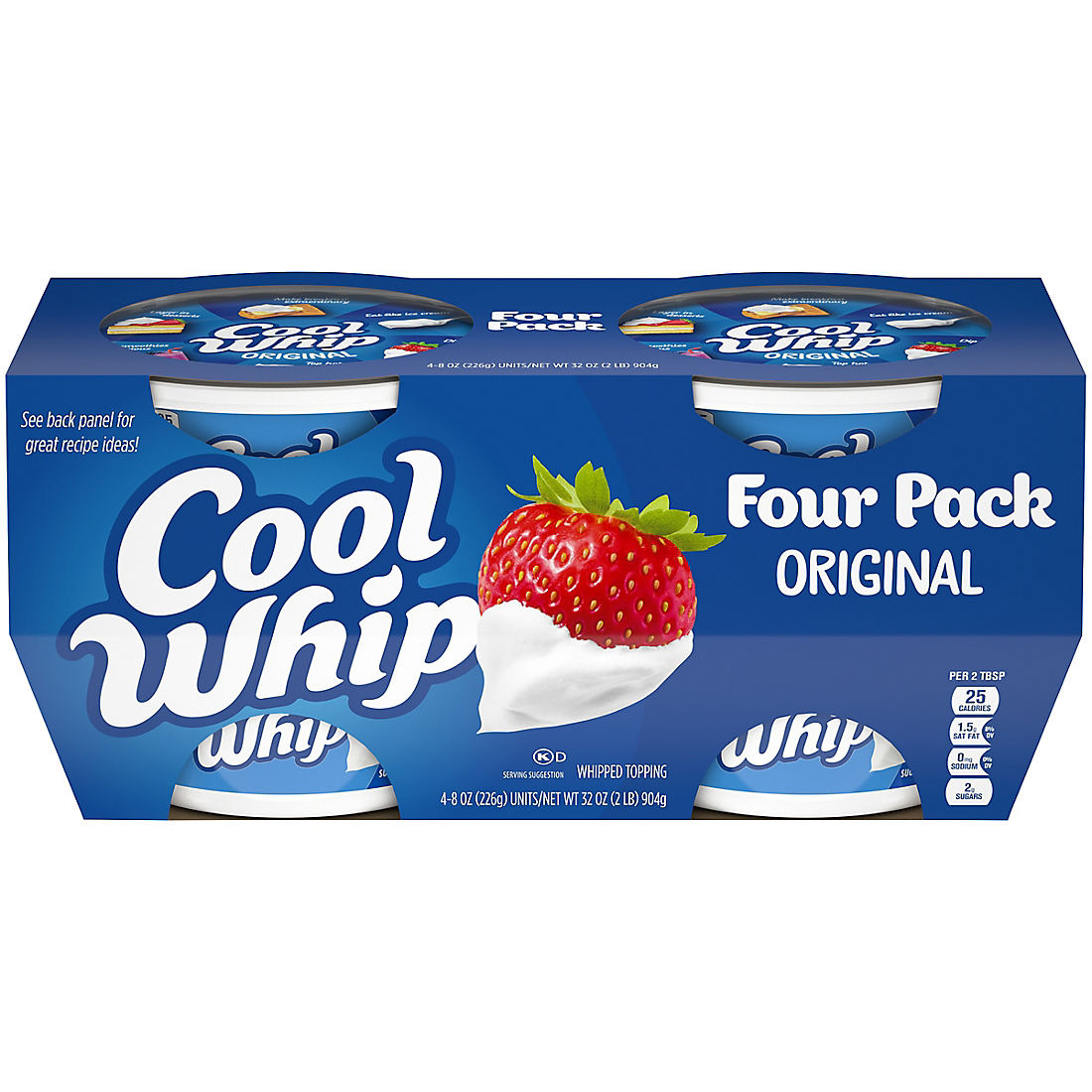 Cool Whip Frozen Whipped Topping 4 Ct Bjs Wholesale Club