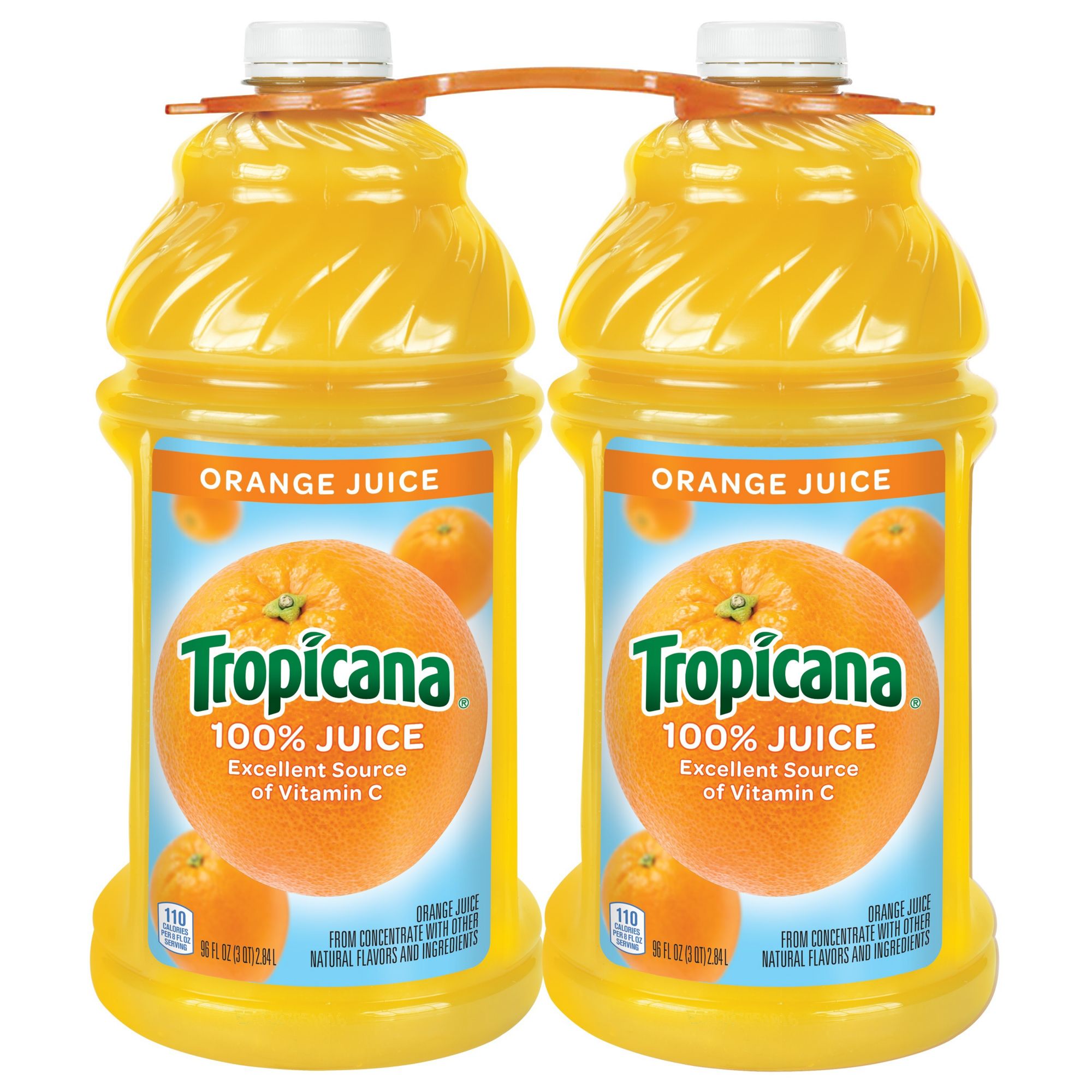 Tropicana Orange Juice, 10 Ounce Bottles (Pack of 24) 