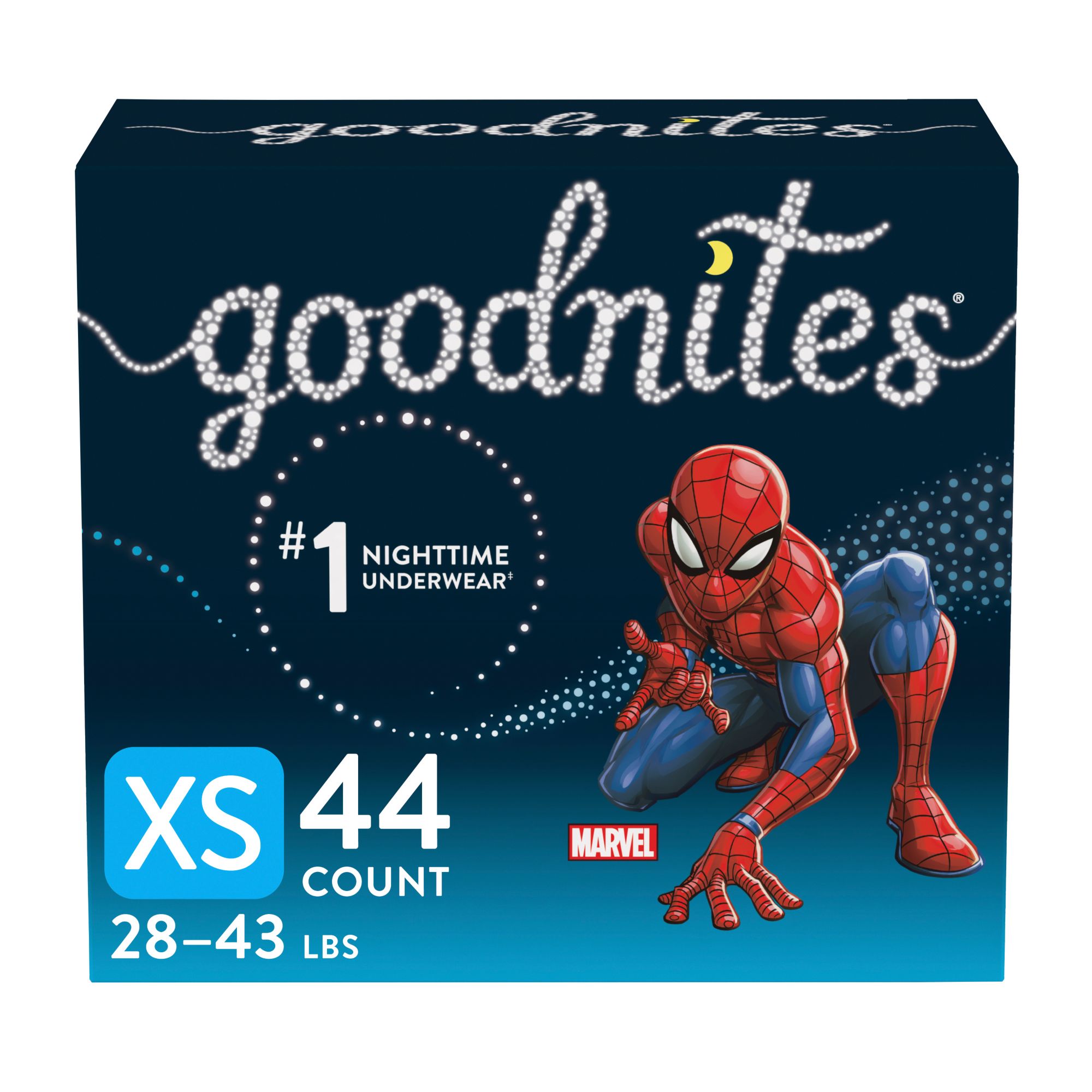 Goodnites NightTime Underwear, Girls L-XL