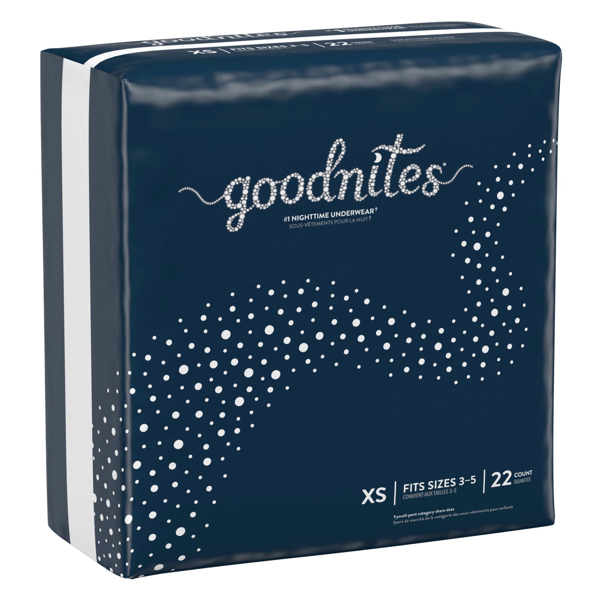 goodnites Girls' Nighttime Bedwetting Underwear XS