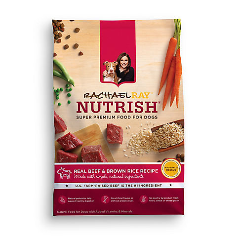 Rachael Ray Nutrish Real Beef & Brown Rice Recipe Dry Dog Food, 14 lbs.