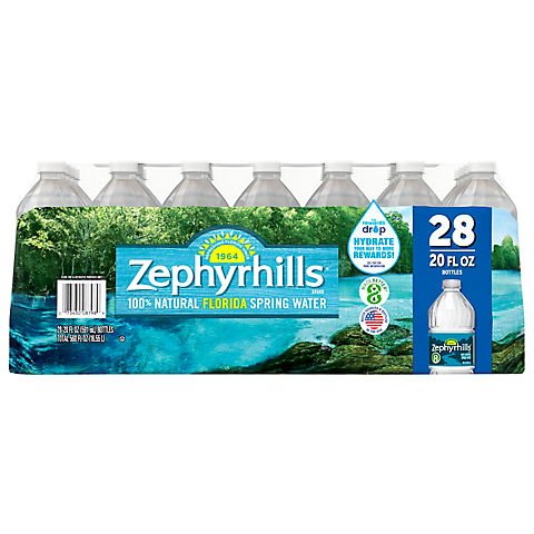 Zephyrhills 100% Natural Spring Water, 28 pk./20 oz.