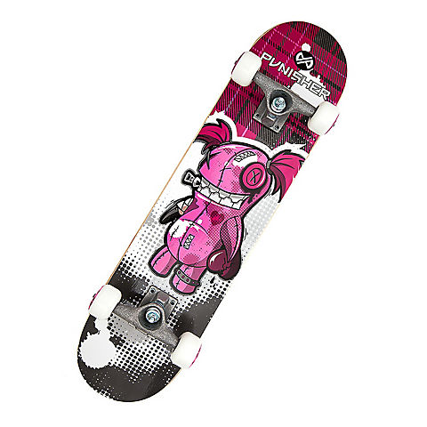 Punisher Skateboards Voodoo 31" ABEC-7 Complete Skateboard