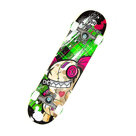 Punisher Skateboards Jinx 31" ABEC-7 Complete Skateboard