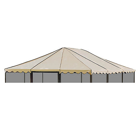 Casita Replacement Roof for 11'7" Square Screenhouse - Almond