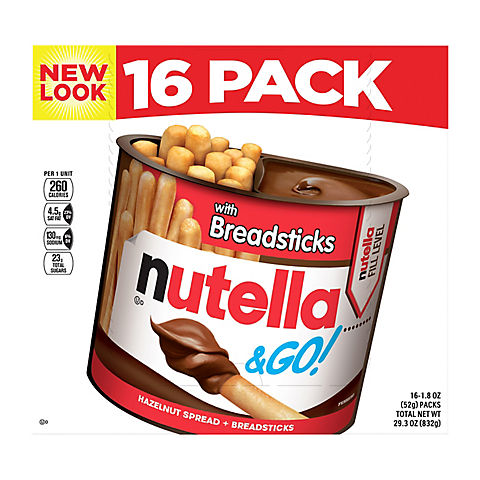 Nutella & Go with Breadsticks, 16 ct./1.8 oz.