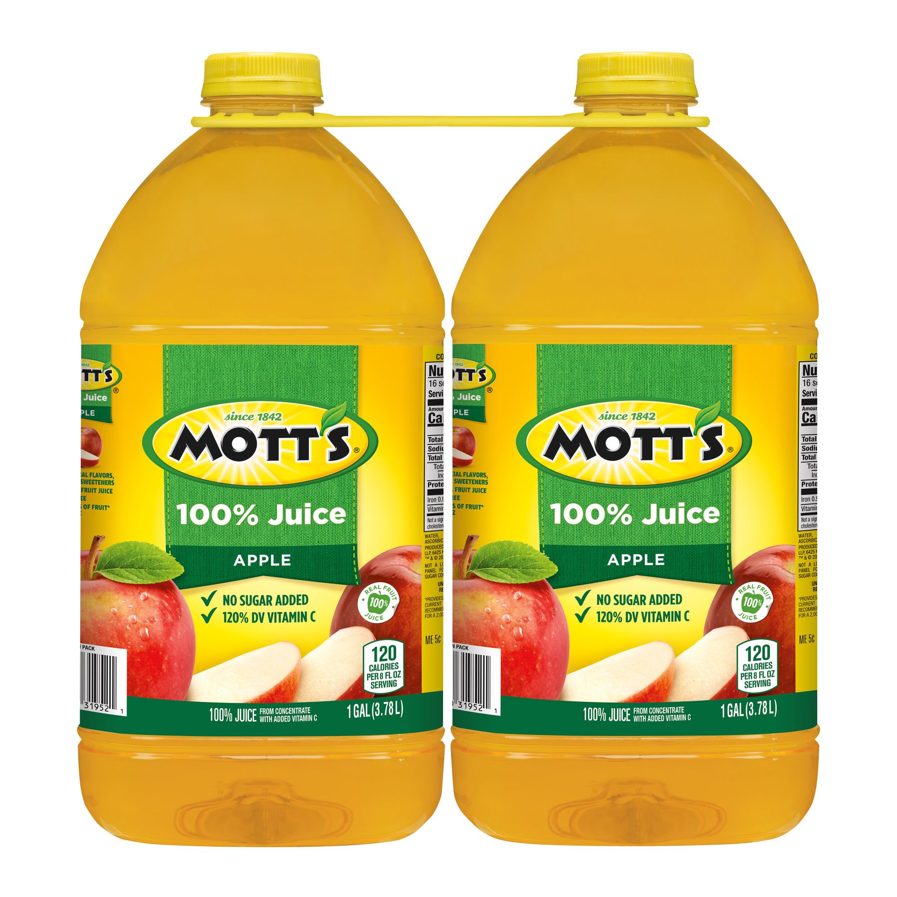 Mott's 100% Juice, Apple - 6 pack, 8 fl oz bottles