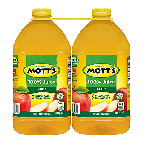 Mott's 100% Original Apple Juice, 2 pk./1 gal.