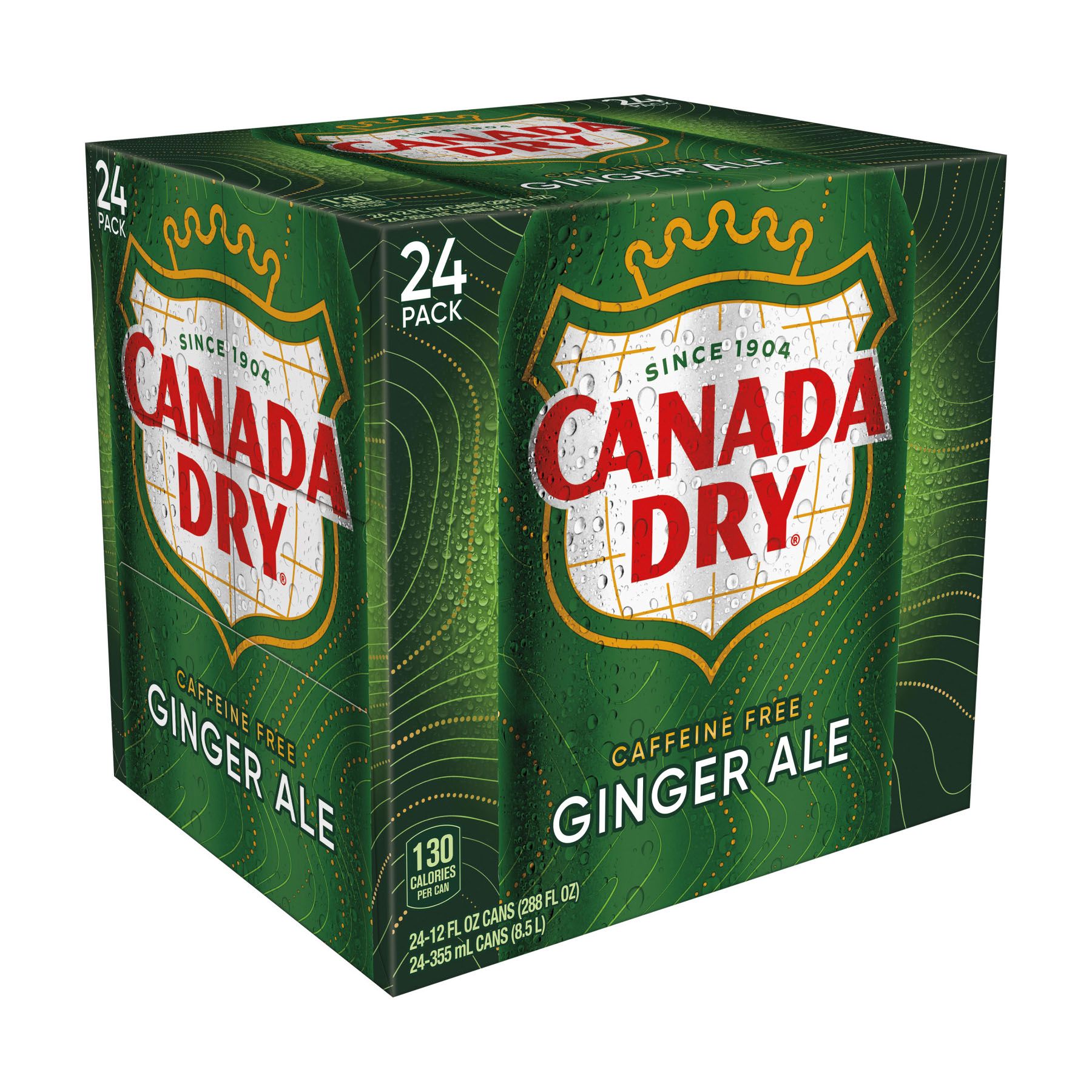 Canada Dry Ginger Ale Winter Mini Cans Variety Pack, 30 pk.