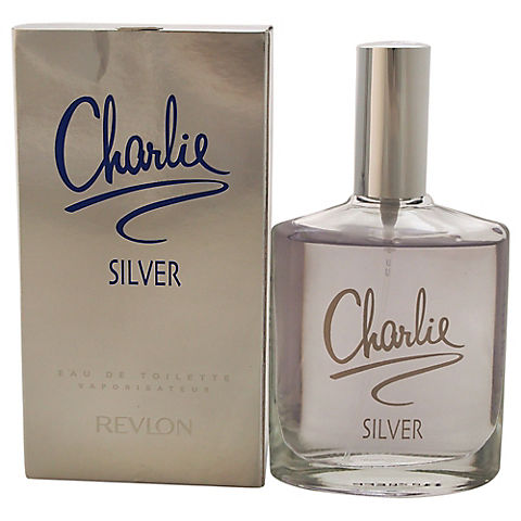 Charlie Silver by Revlon for Women, 3.4 oz.