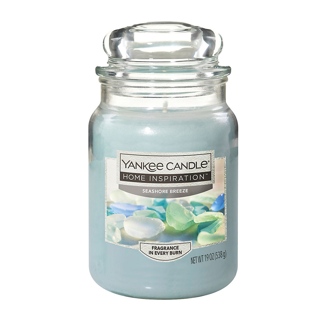 Large Yankee Candle American Home Peaceful Beach 19 Oz Scented Jar Candle 