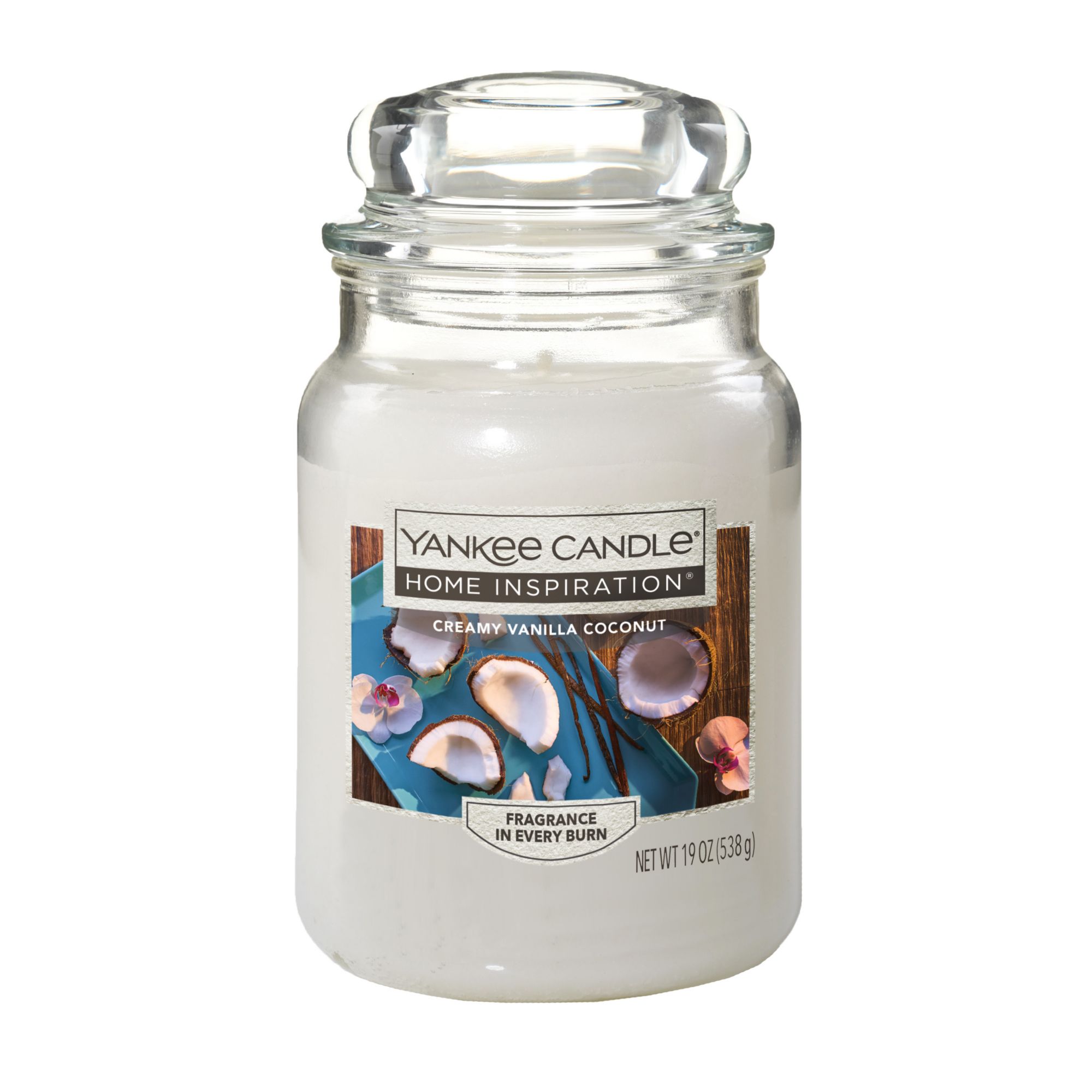  YANKEE CANDLE Vanilla Large Jar Candle, White : Home & Kitchen